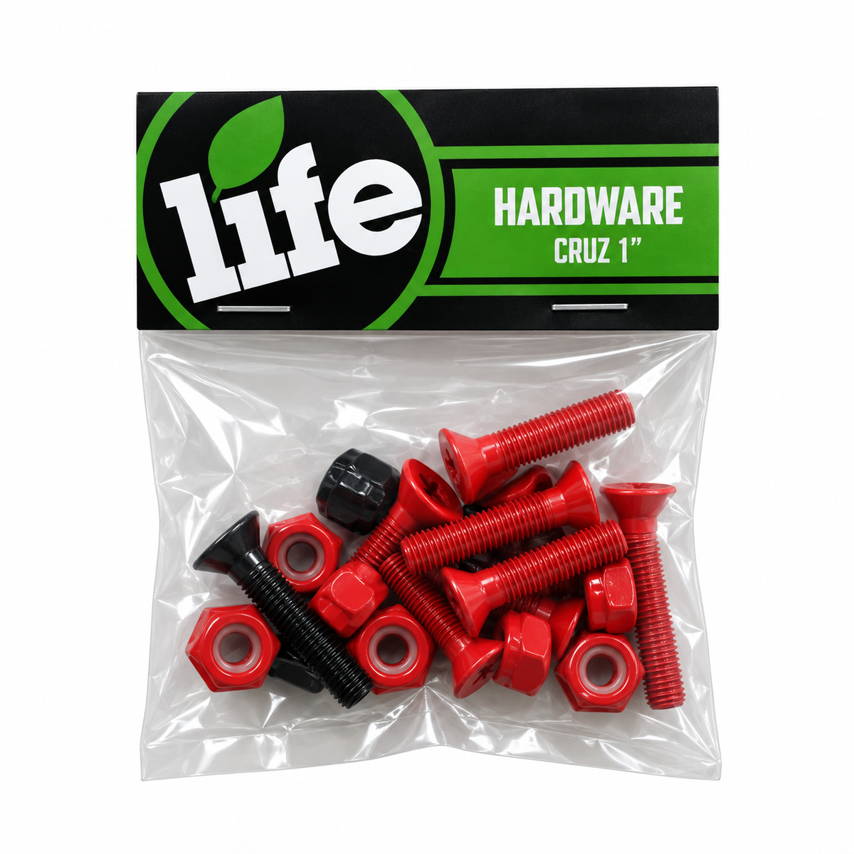 PERNOS SKATE - LIFE 1" ROJO
