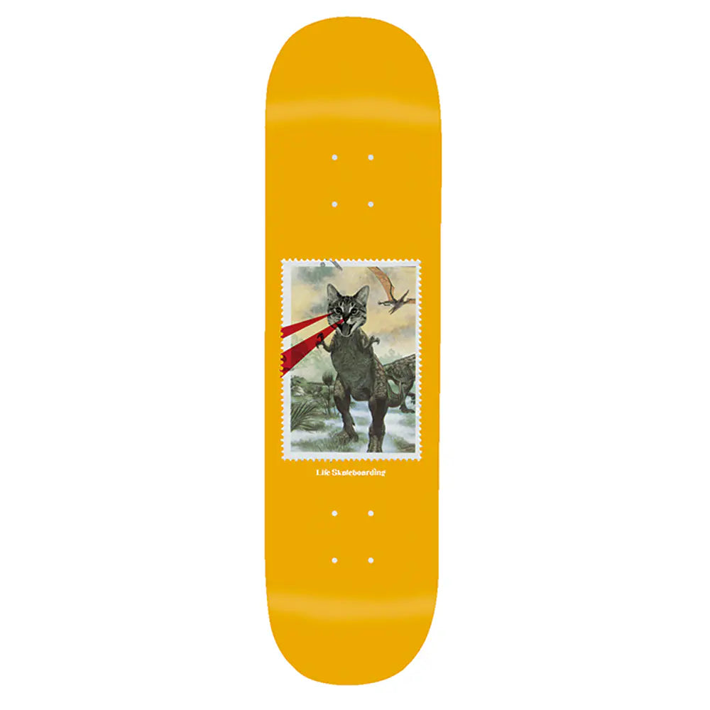 TABLA LIFE - DINOCAT AMARILLO 8.375"