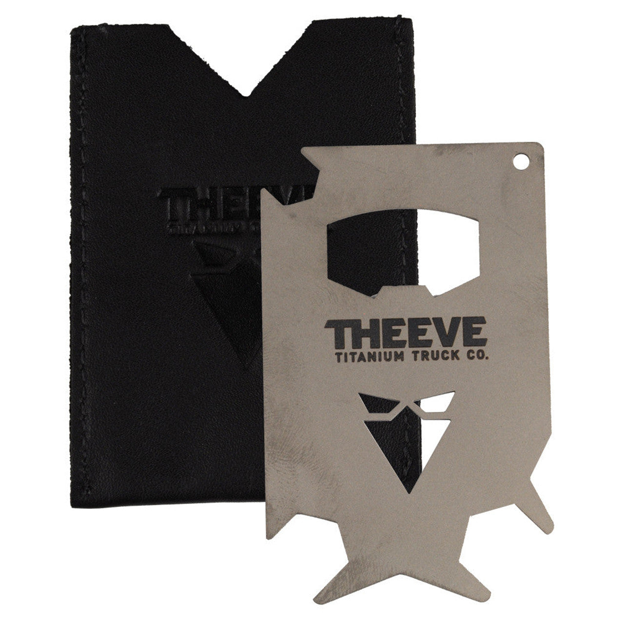 MULTI HERRAMIENTA DE BILLETERA THEEVE KEYCARD TITANIUM SKATE TOOL