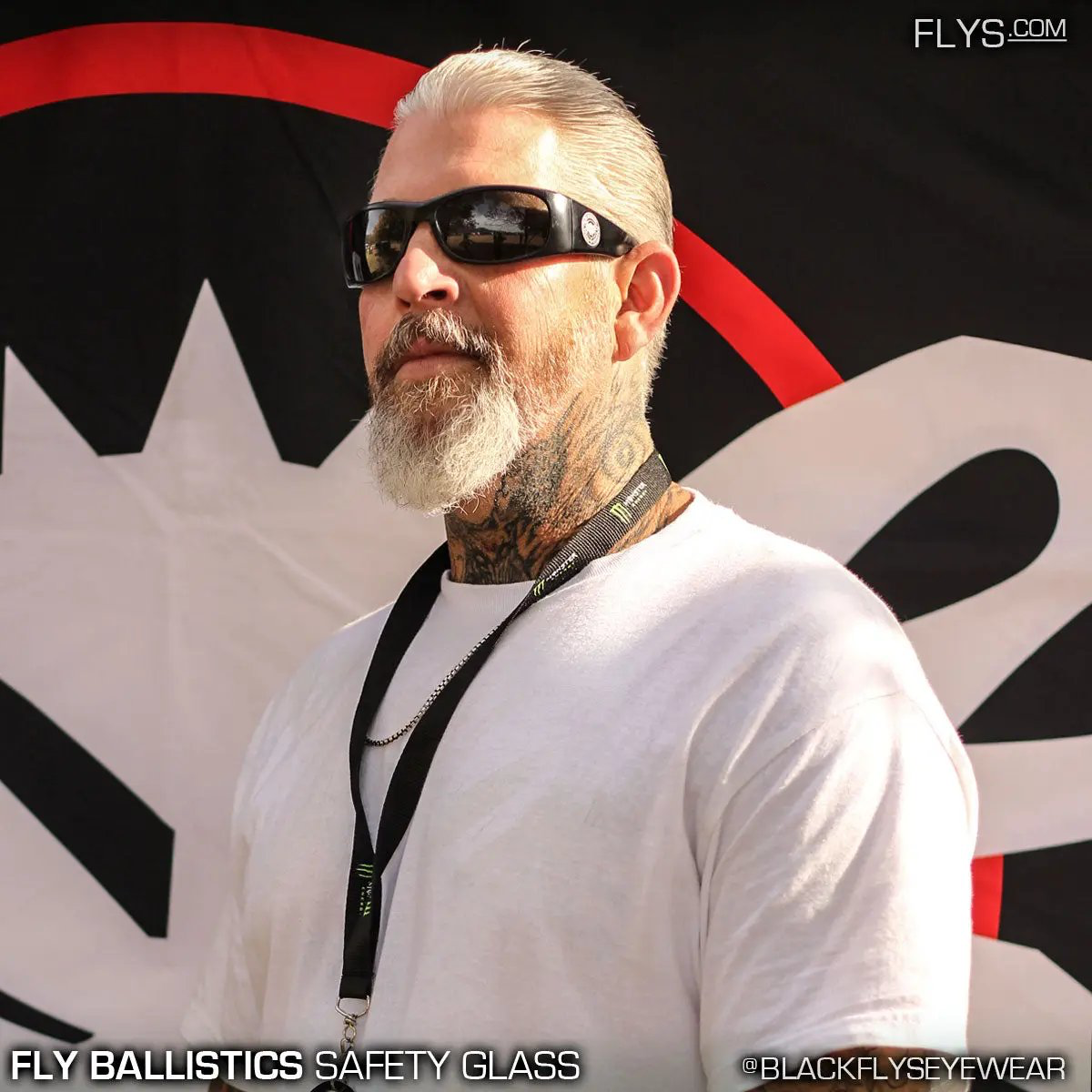 ANTEOJOS BLACK FLYS - FLY BALLISTICS 2 + SAFETY GLASS