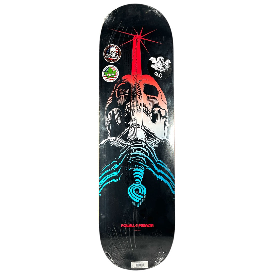 TABLA POWELL PERALTA - SKULL & SWORD BLUE FADE 9.0"