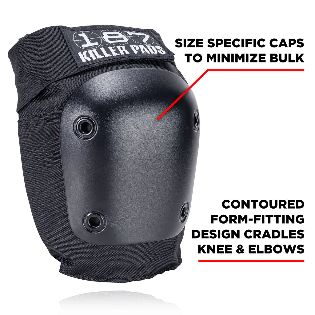 187 KILLER PADS - SIX PACK PAD SET - BLACK