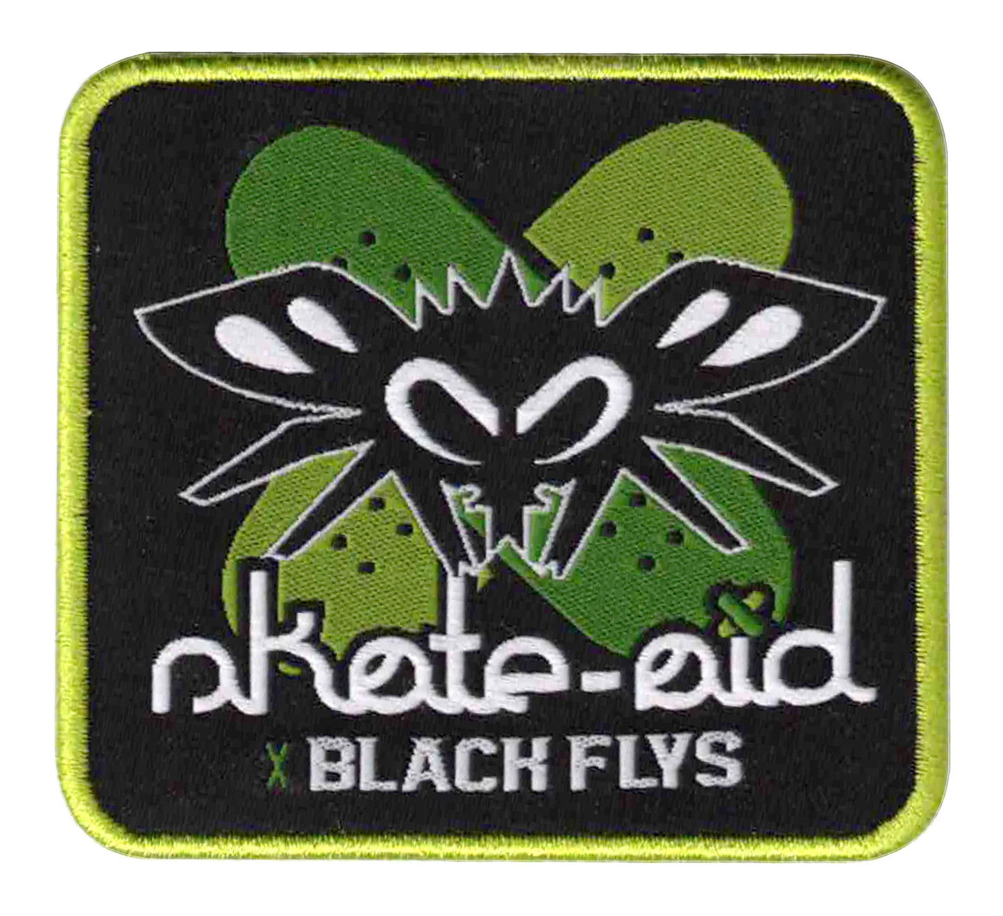 PARCHE BLACK FLYS - SKATE AID