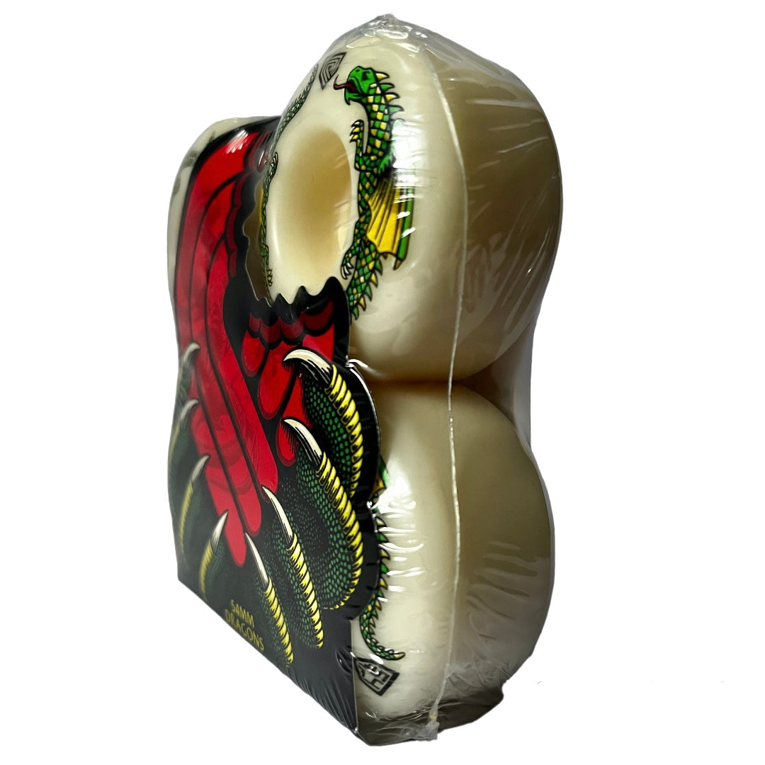 RUEDA POWELL PERALTA - DRAGON FORMULA WHITE 54MM 93A