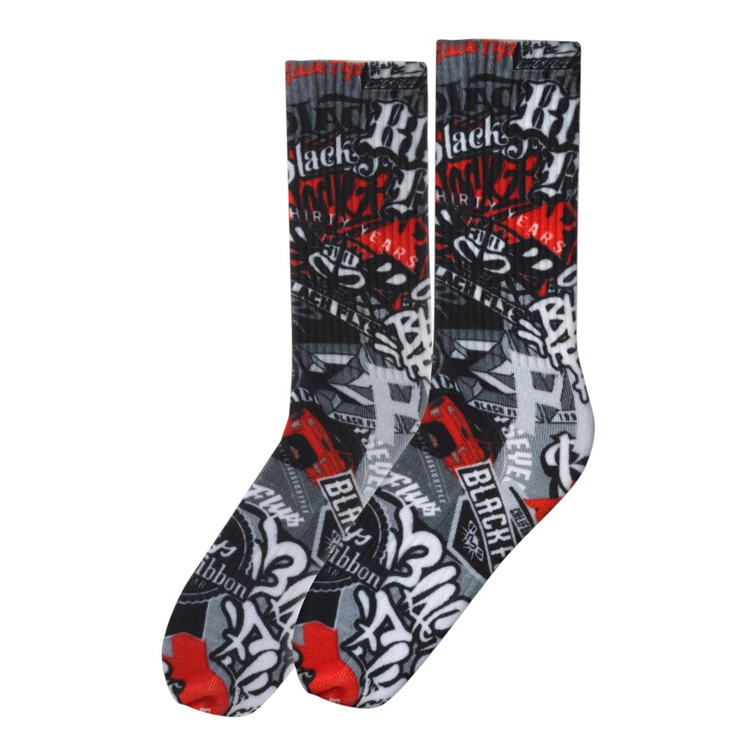 CALCETINES BLACK FLYS - 30TH ANNIVERSARY SUBLIMATED