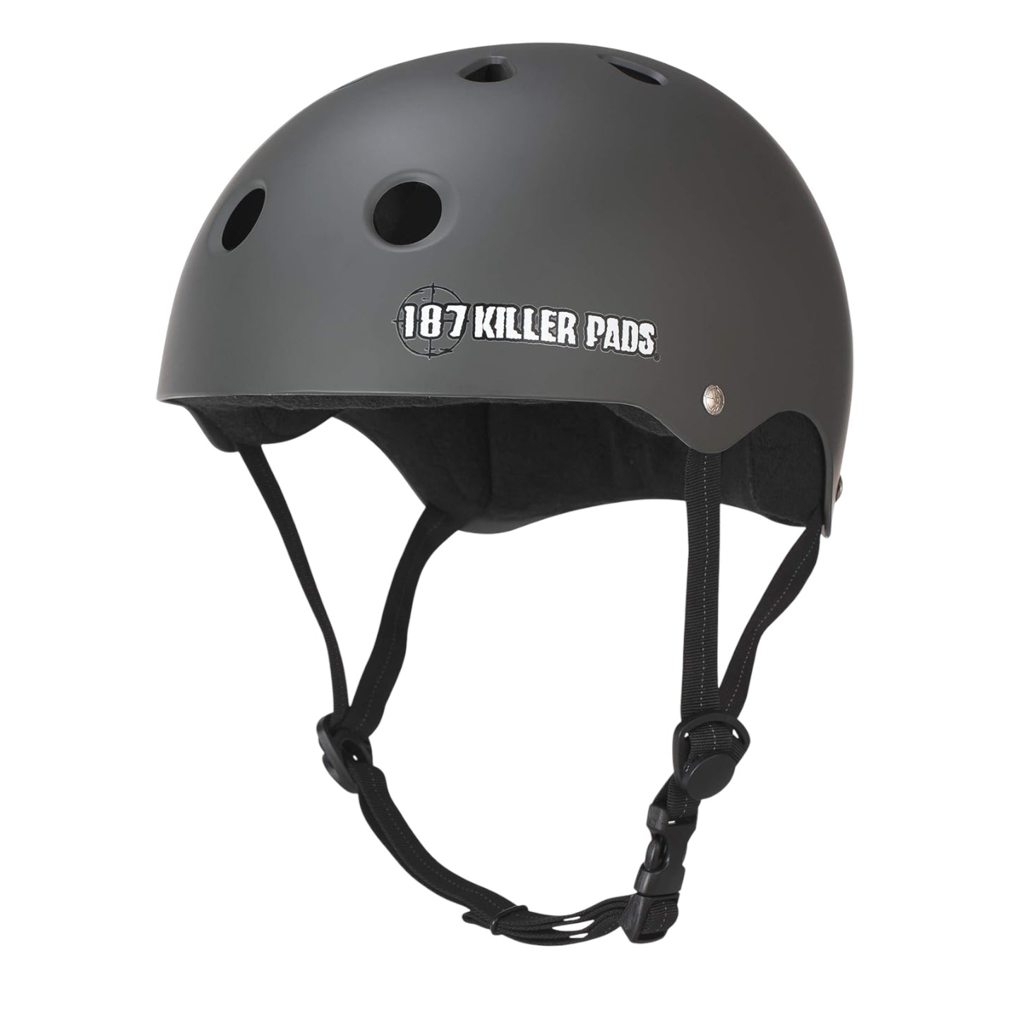 187 KILLER PADS - CASCO PRO SKATE HELMET MATTE CHARCOAL