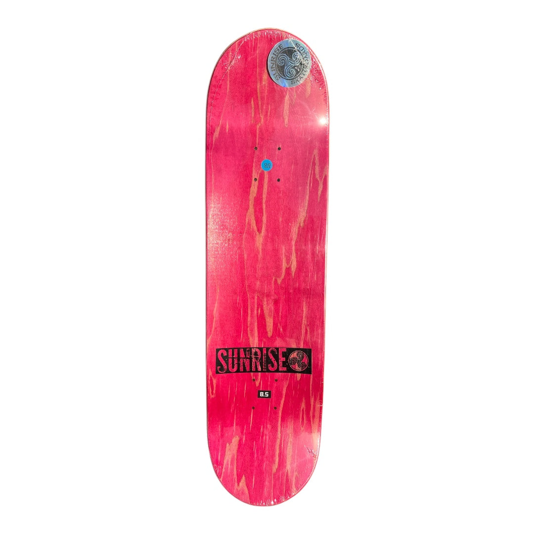 TABLA SUNRISE SKATEBOARDS - BLACK FOIL 8.5 X 32"