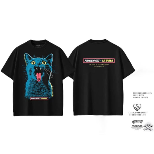 POLERA FAMILYARG - GATO SUPERSIZE FAMILYARG + LATABLA