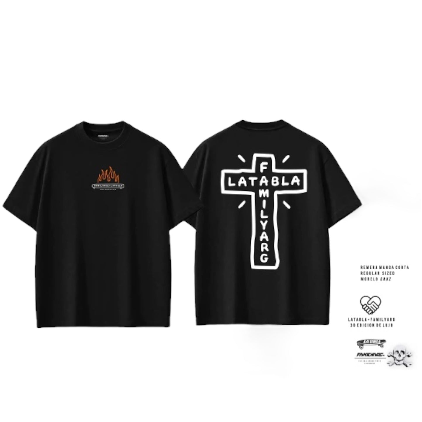 POLERA FAMILYARG - CRUZ FAMILYARG + LATABLA