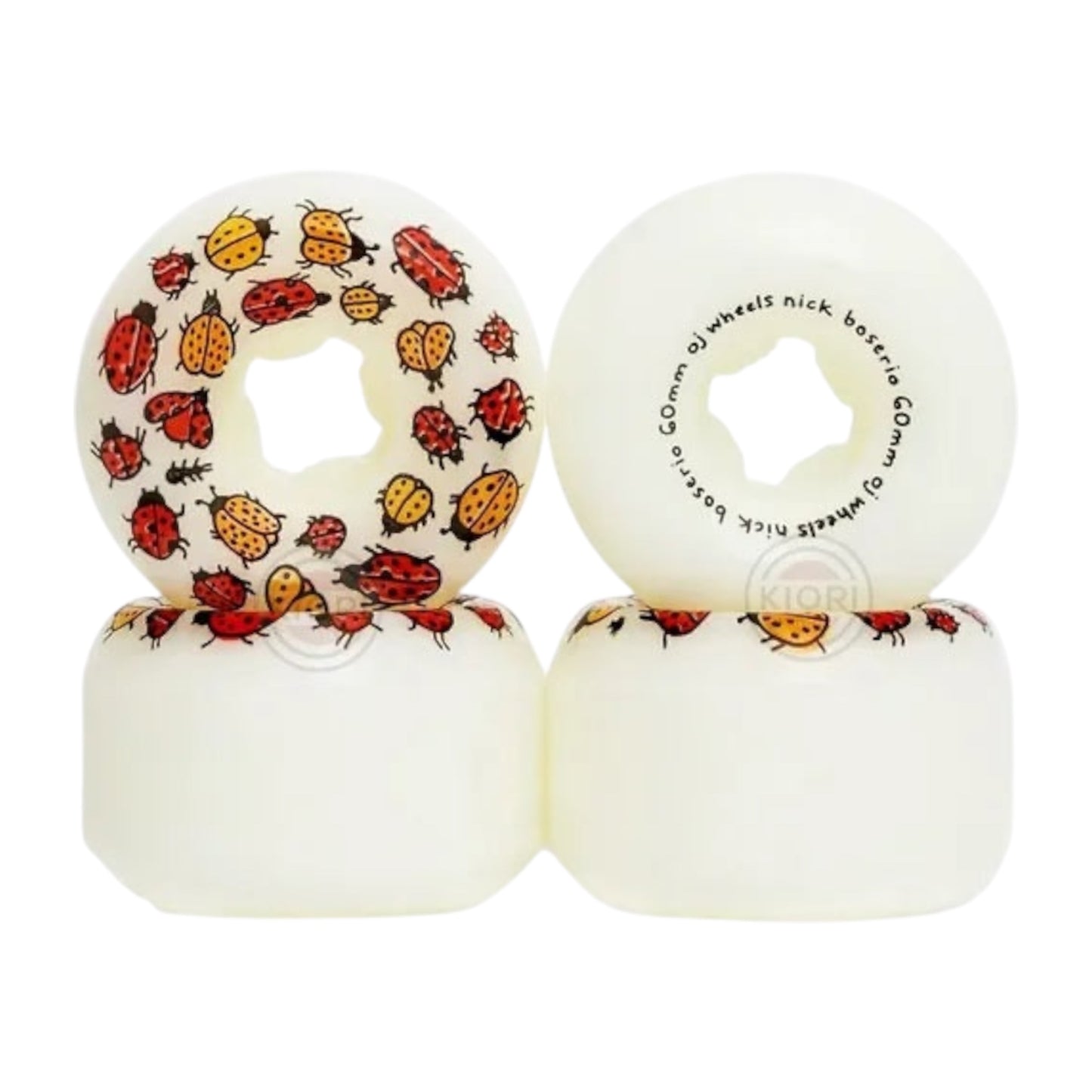 RUEDAS OJ - BOSERIO LADYBUGS ORIGAL WHITE 58MM 99A
