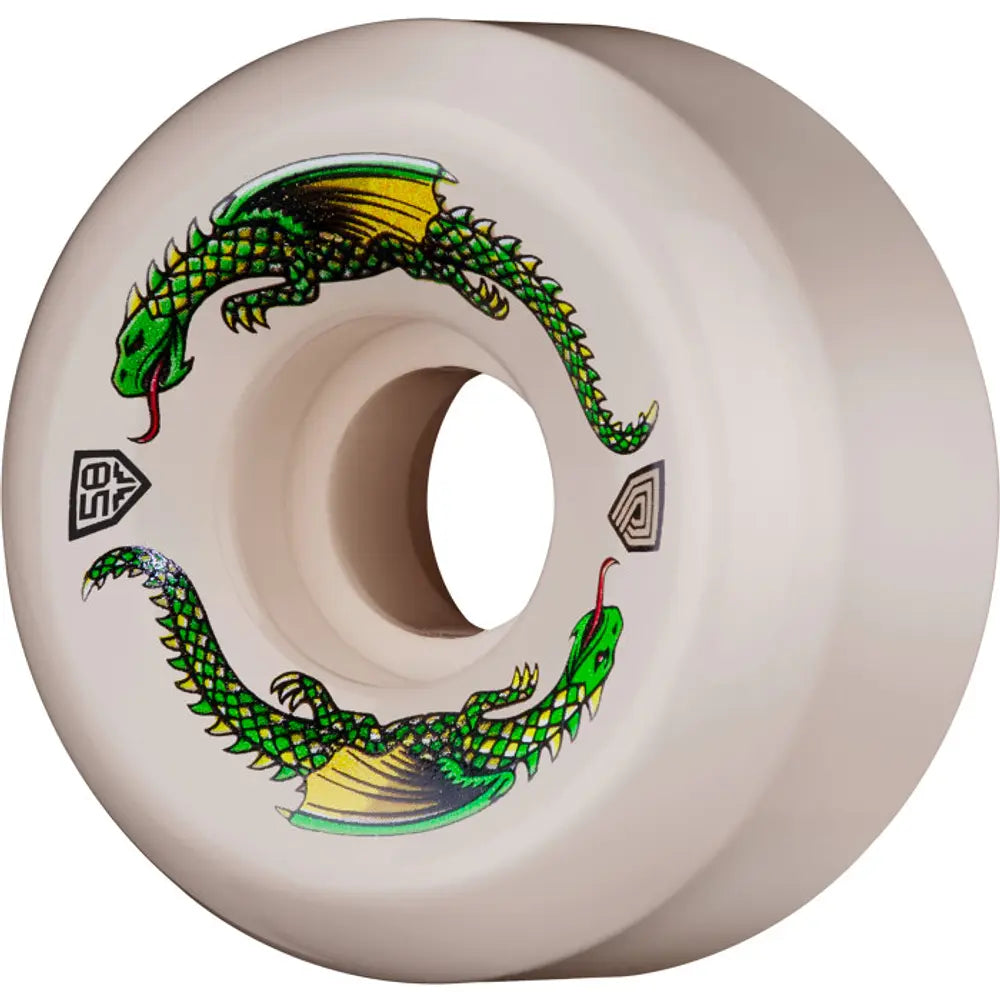 RUEDA POWELL PERALTA - DRAGON FORMULA WHITE 54MM 93A