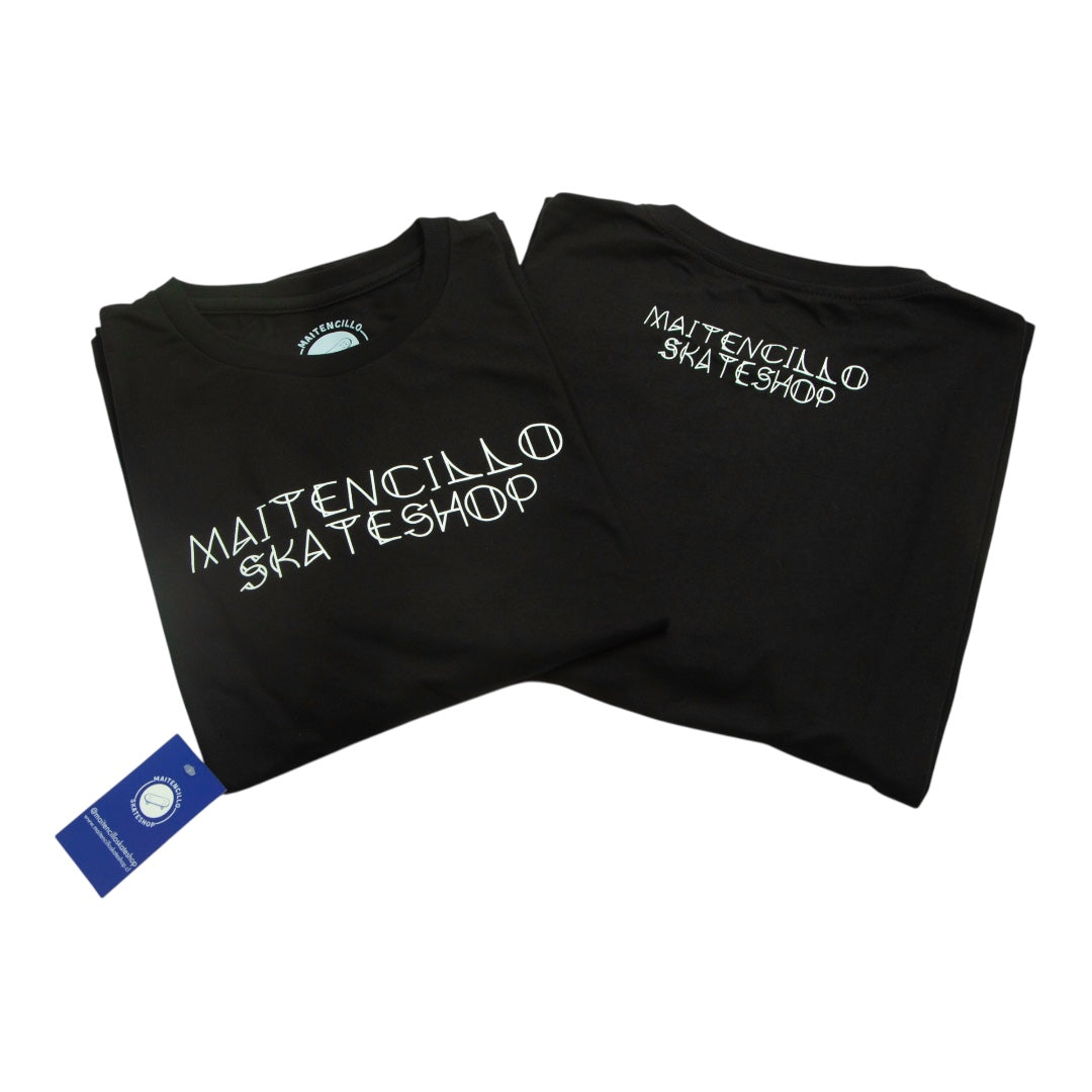 POLERA MAITENCILLO SKATESHOP DIY BLACK