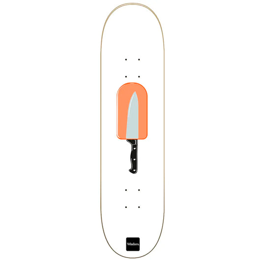 TABLA WISDOM - KNIFE CREAM 8.25" NARANJA