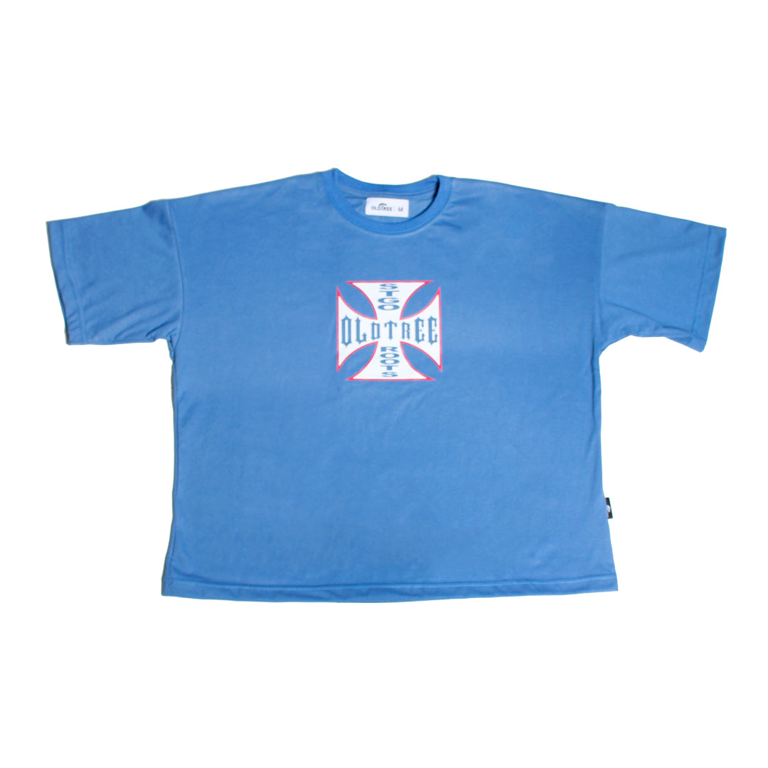 POLERA OLD TREE - STGO ROOTS CELESTE