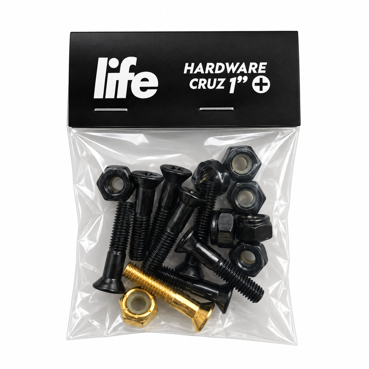 PERNOS SKATE - LIFE NEGROS 1”