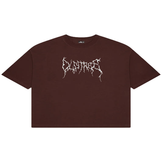 POLERA OLD TREE - BOXY FIT DEATH METAL CAFE