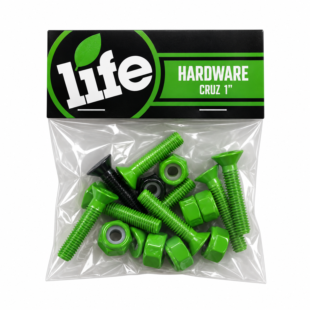 PERNOS SKATE - LIFE 1" VERDE