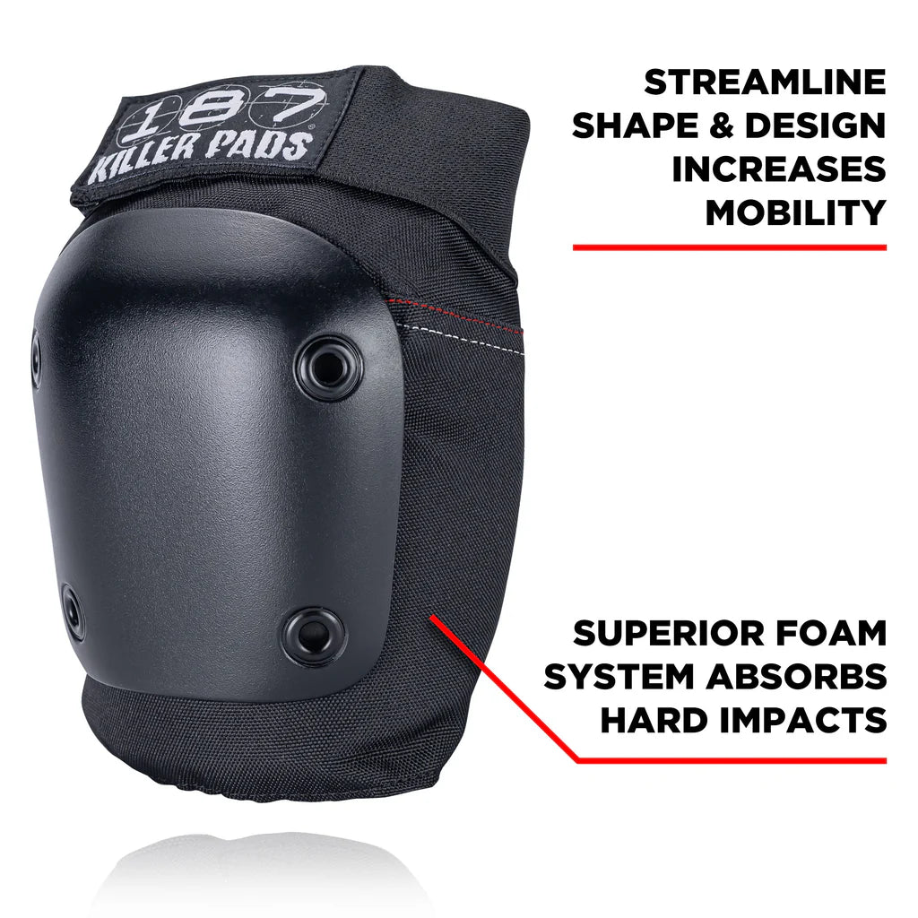 187 KILLER PADS - FLY KNEE PAD BLACK
