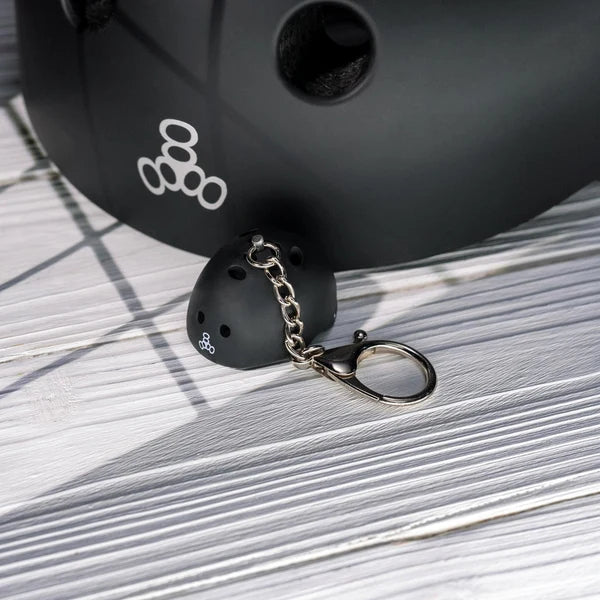TRIPLE 8 - LLAVERO MINI HELMET BLACK