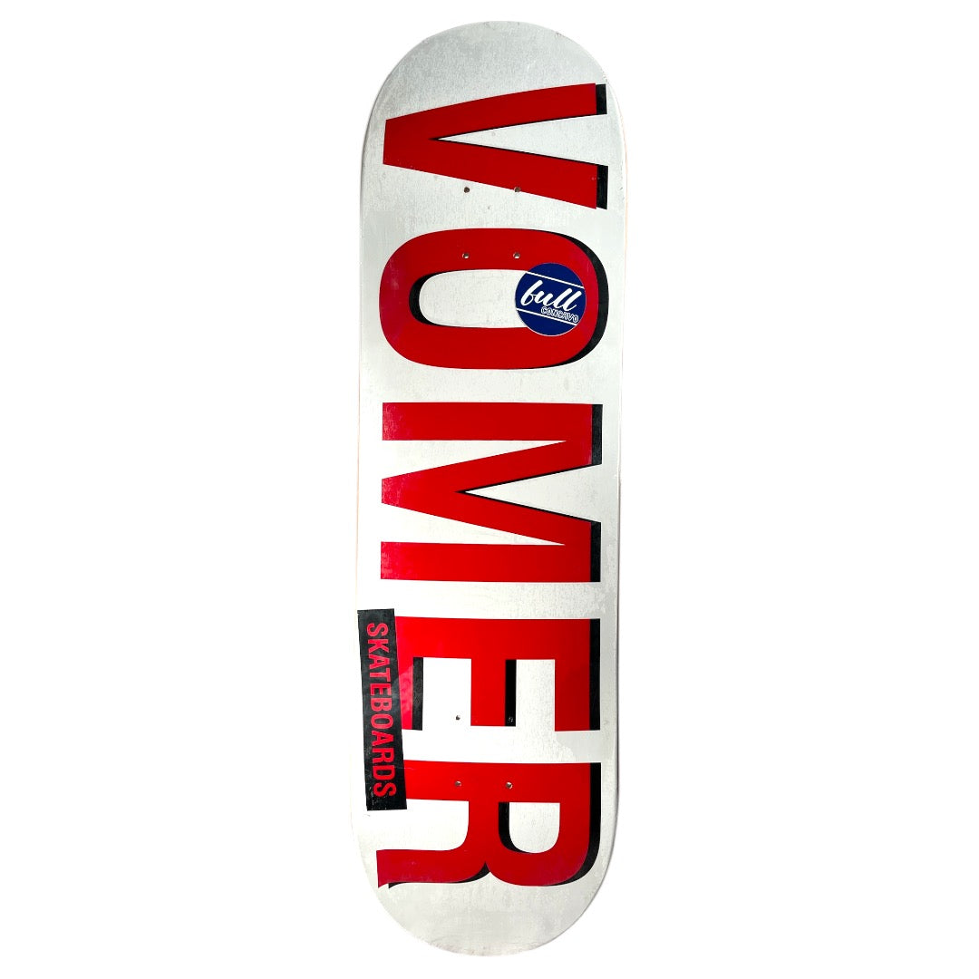 VOMER SKATE CO - ROJO Y BLANCO 8.735 X 32"