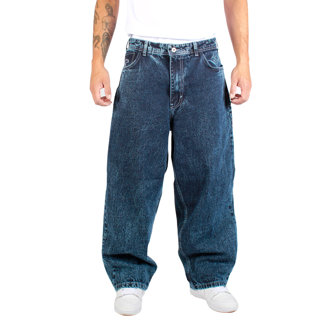 PANTALÓN OLD TREE - EXTRA BAGGY AZUL WASH