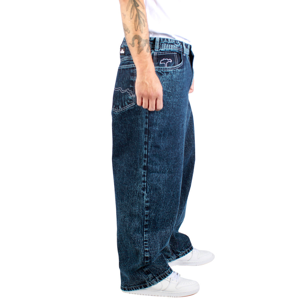 PANTALÓN OLD TREE - EXTRA BAGGY AZUL WASH