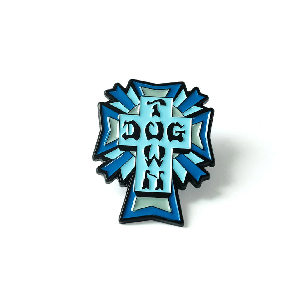 PIN DOGTOWN - CROSS LOGO BLUE