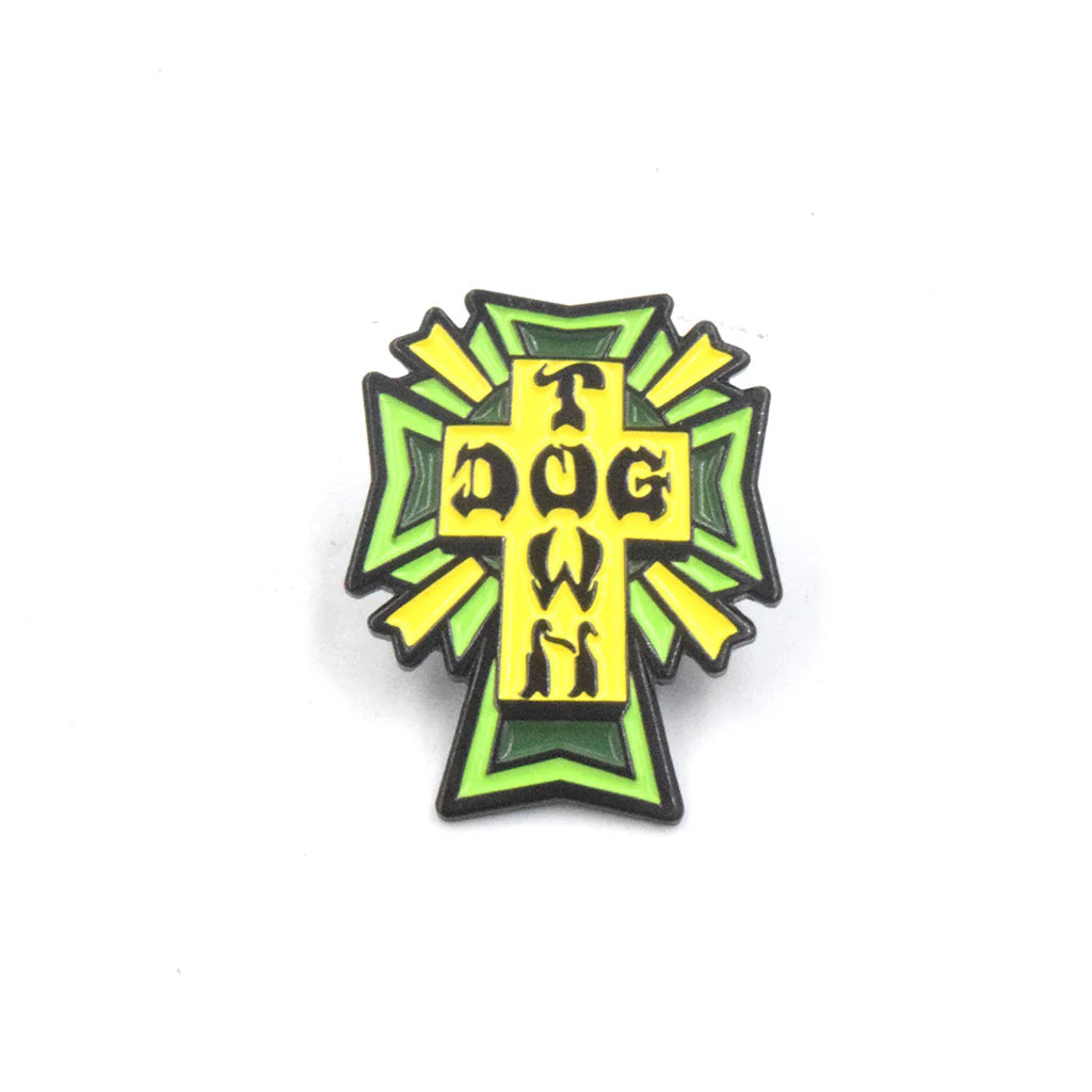 PIN DOGTOWN - CROSS LOGO GREEN