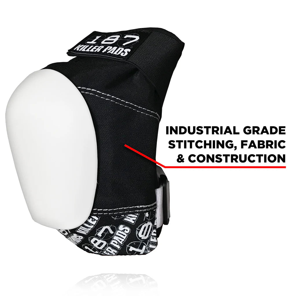 187 KILLER PADS - PRO KNEE PADS BLACK/WHITE