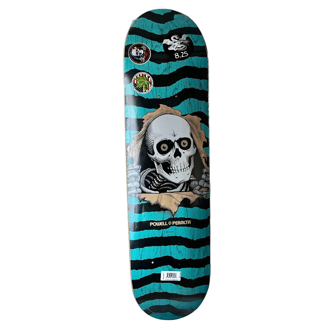 TABLA POWELL PERALTA - RIPPER NATURAL TURQUESA 8,25 X 32"