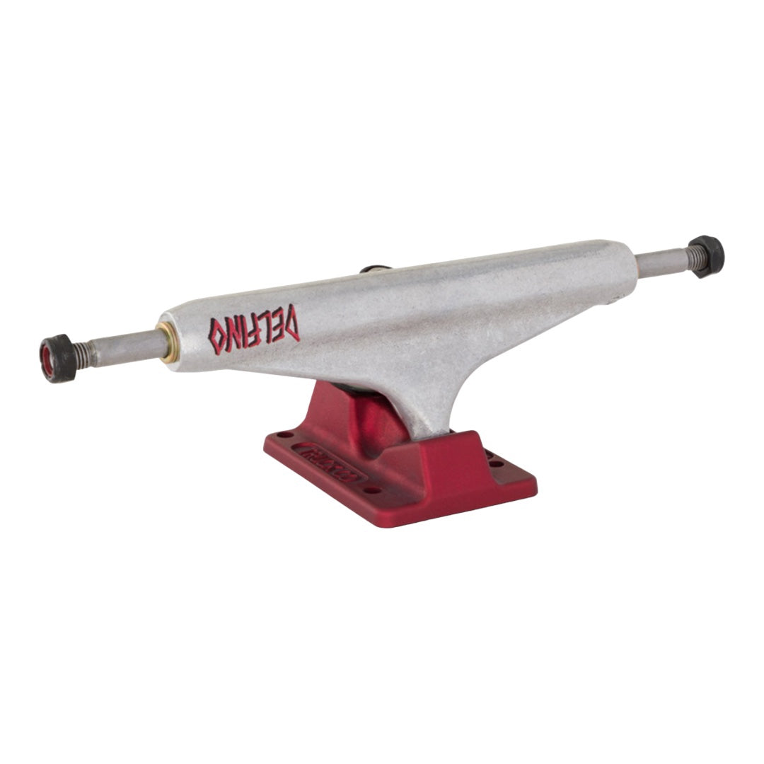 INDEPENDENT TRUCKS -  HOLLOW PEDRO DELFINO SILVER RED 139 (PERFORADOS)