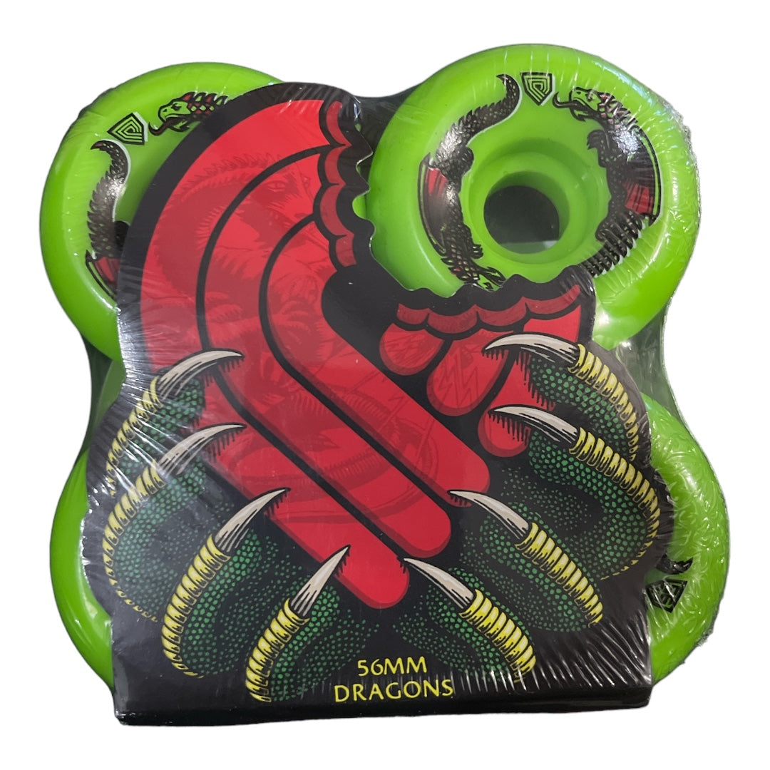 RUEDAS POWELL PERALTA - DRAGON FORMULA GREEN 56MM 93A