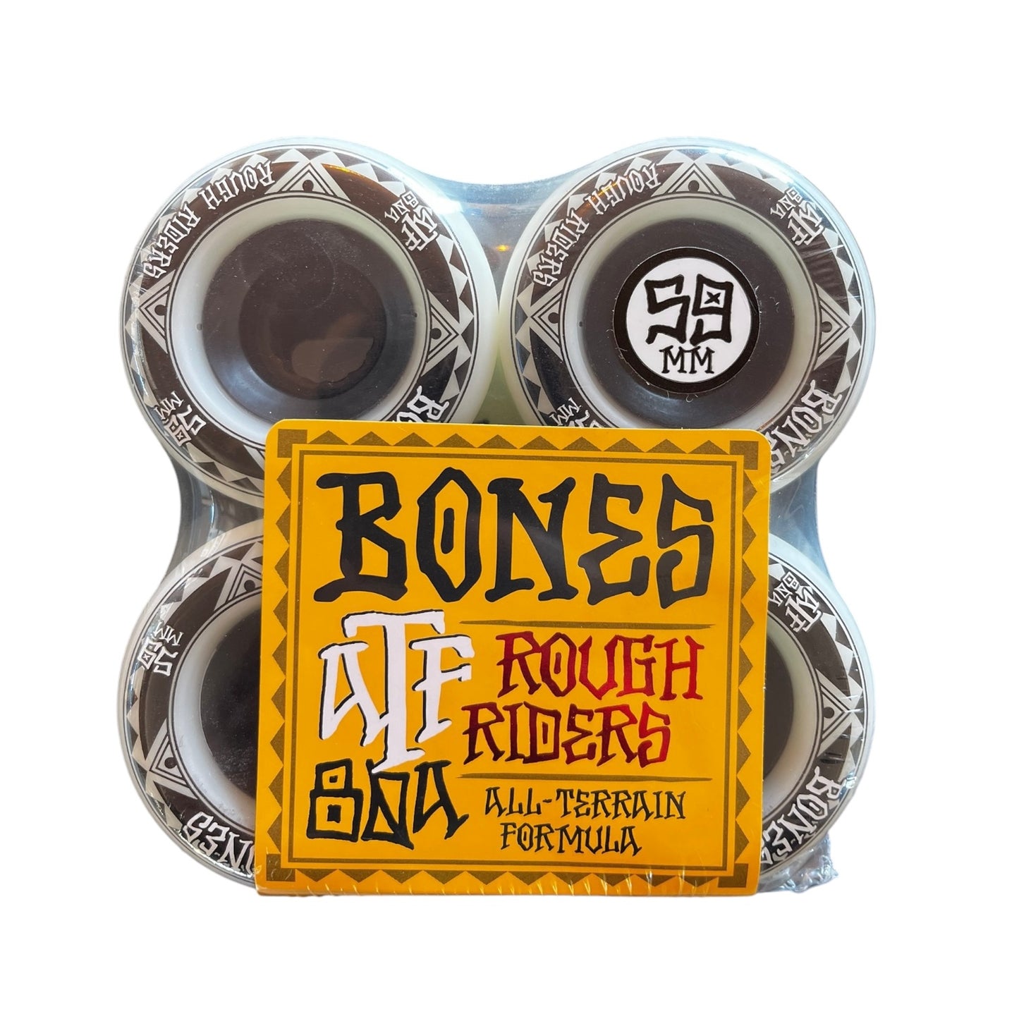 RUEDAS BONES - ATF ROUGH RIDERS 59MM 80A