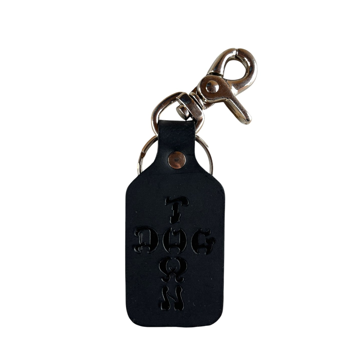 LLAVERO DOGTOWN - CROSS LETTERS LEATHER CLIP