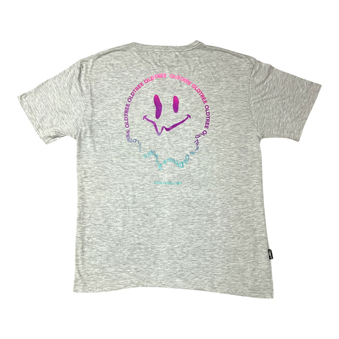POLERA OLD TREE - SMILE GRIS