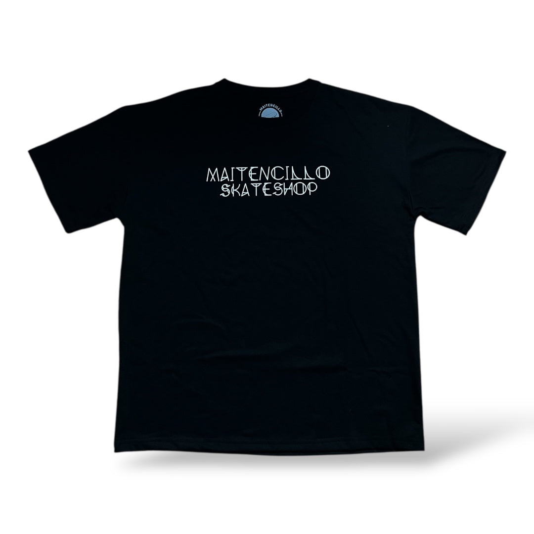 POLERA MAITENCILLO SKATESHOP DIY BLACK