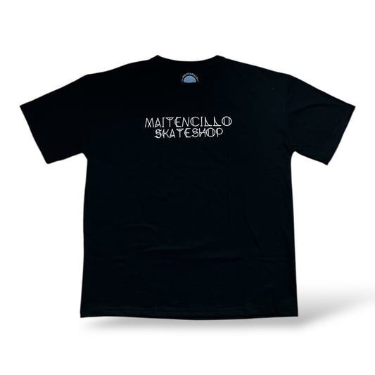 POLERA MAITENCILLO SKATESHOP DIY BLACK