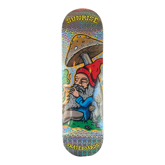 TABLA SUNRISE SKATEBOARDS - DUENDE SILVER FOIL 8.5 X 32"