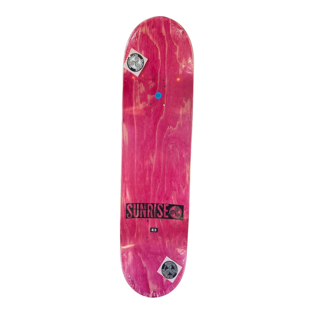 TABLA SUNRISE SKATEBOARDS - DUENDE SILVER FOIL 8.5 X 32"