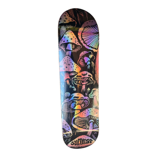 TABLA SUNRISE SKATEBOARDS - HONGOS METALIC PINK FOIL 8.5 X 32"