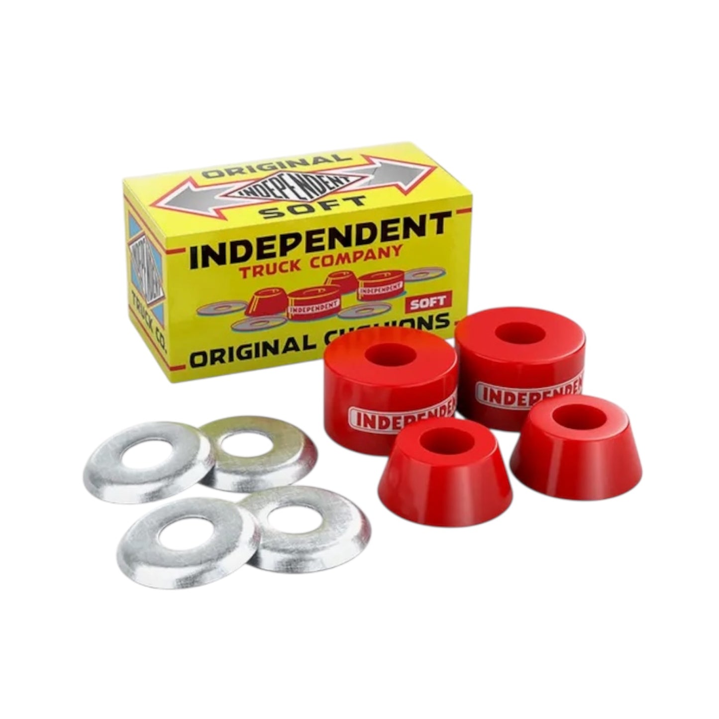 BUSHINGS INDEPENDENT - CYLINDER CUSHIONS SOFT - RED