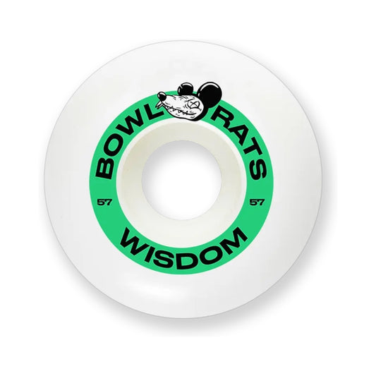 RUEDAS WISDOM - BOWL RATS VERDE 57MM 98A