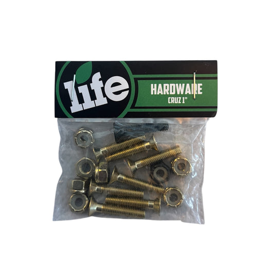 PERNOS SKATE - LIFE 1" DORADOS