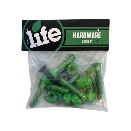 PERNOS SKATE - LIFE 1" VERDE