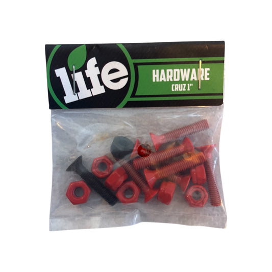 PERNOS SKATE - LIFE 1" ROJO