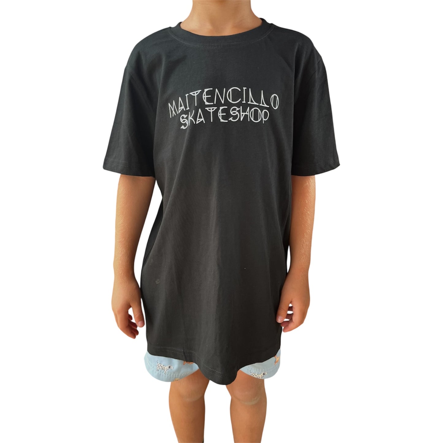 POLERA MAITENCILLO SKATESHOP DIY BLACK - INFANTIL
