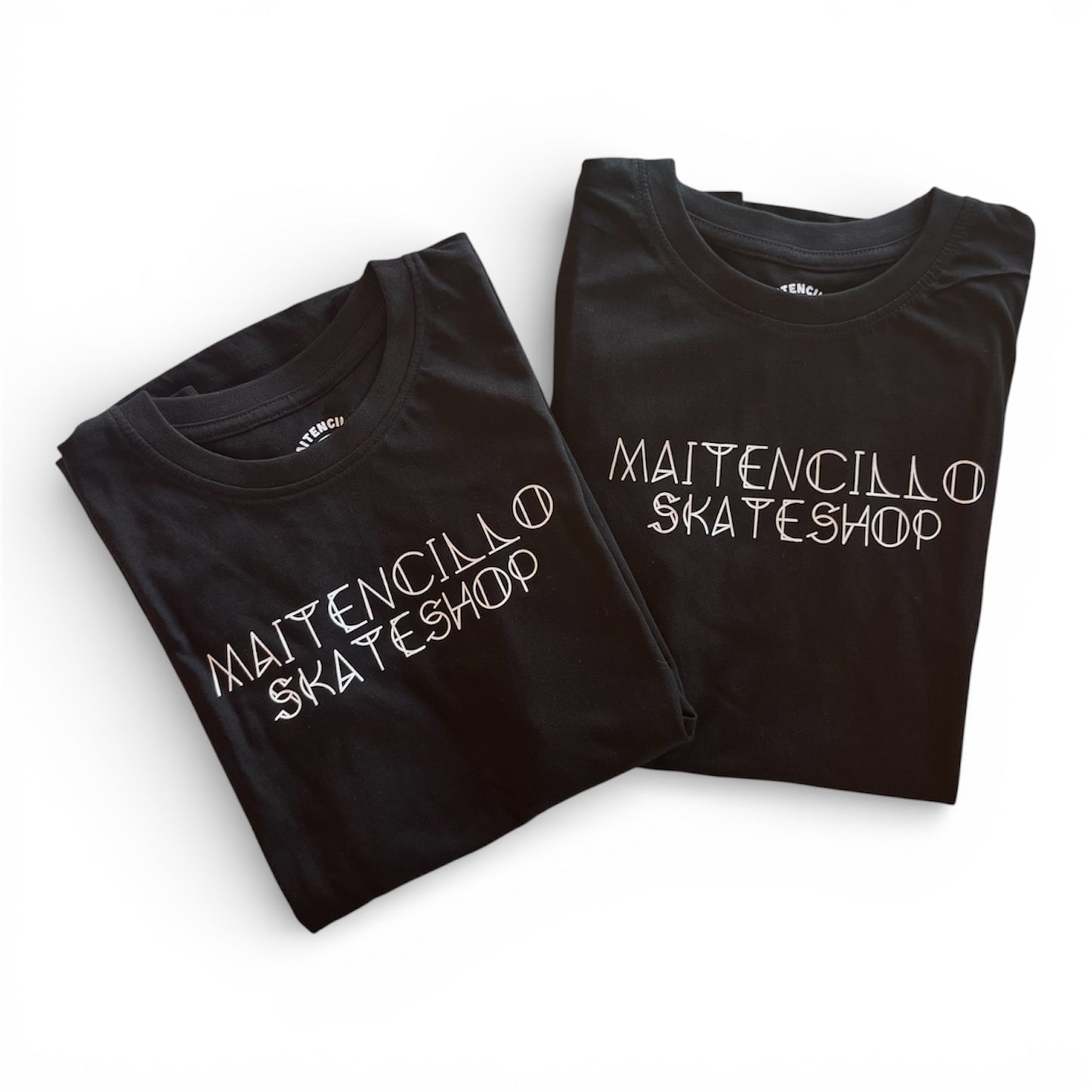 POLERA MAITENCILLO SKATESHOP DIY BLACK - INFANTIL