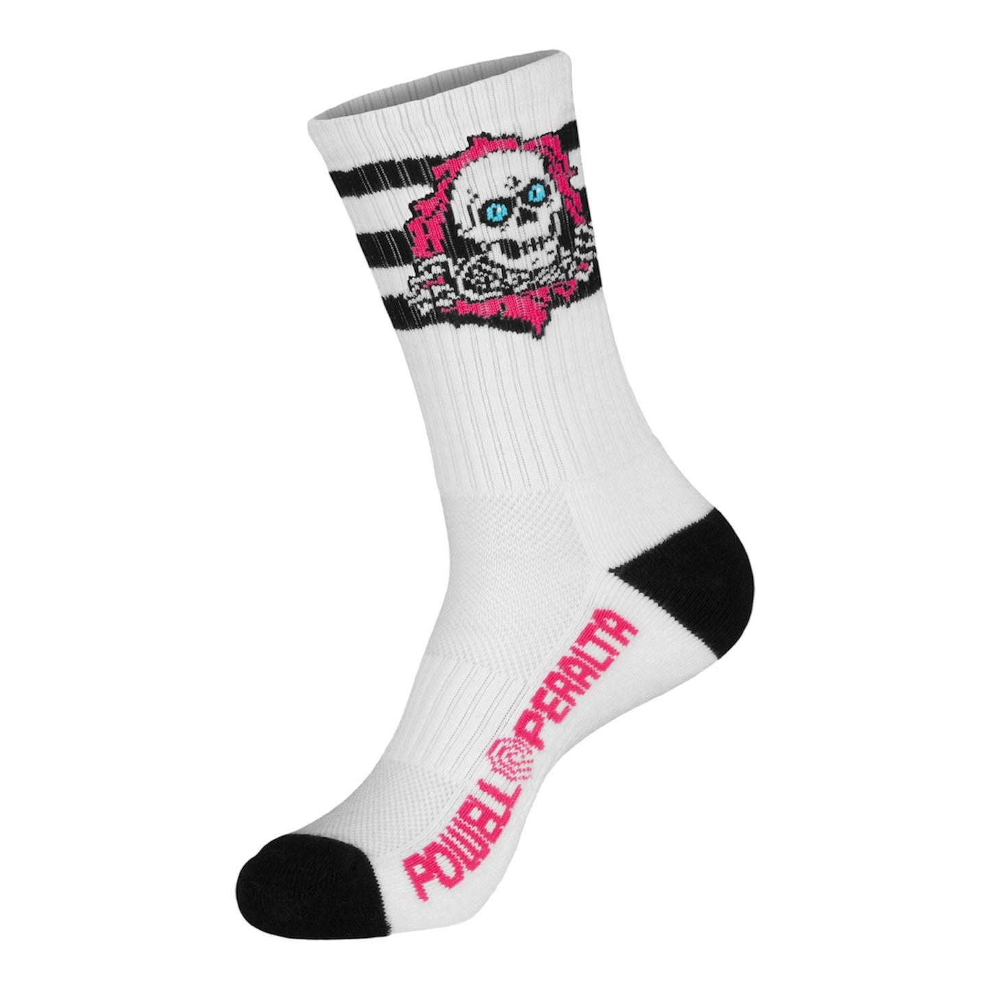 CALCETINES - POWELL PERALTA RIPPER RIP WHITE/PINK