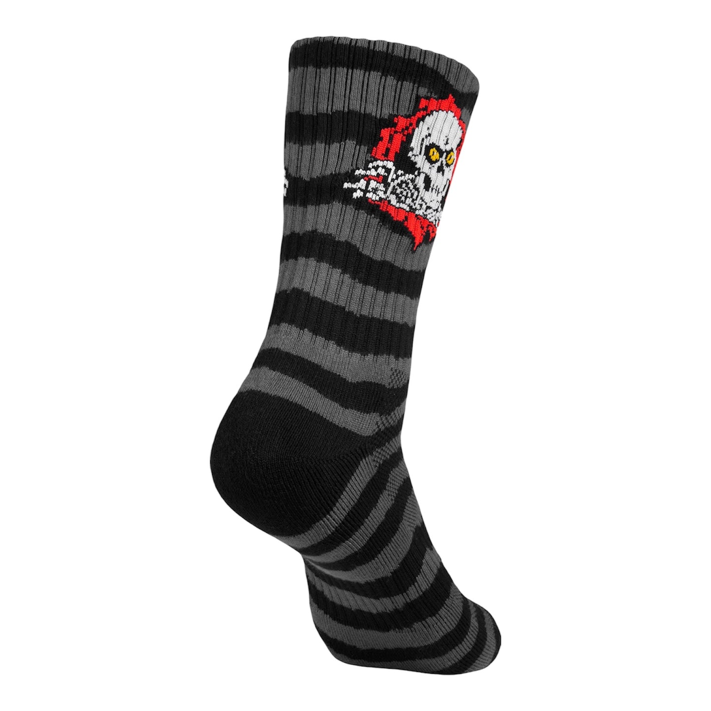 CALCETINES POWELL PERALTA - RIPPER RIP CHARCOAL/BLACK