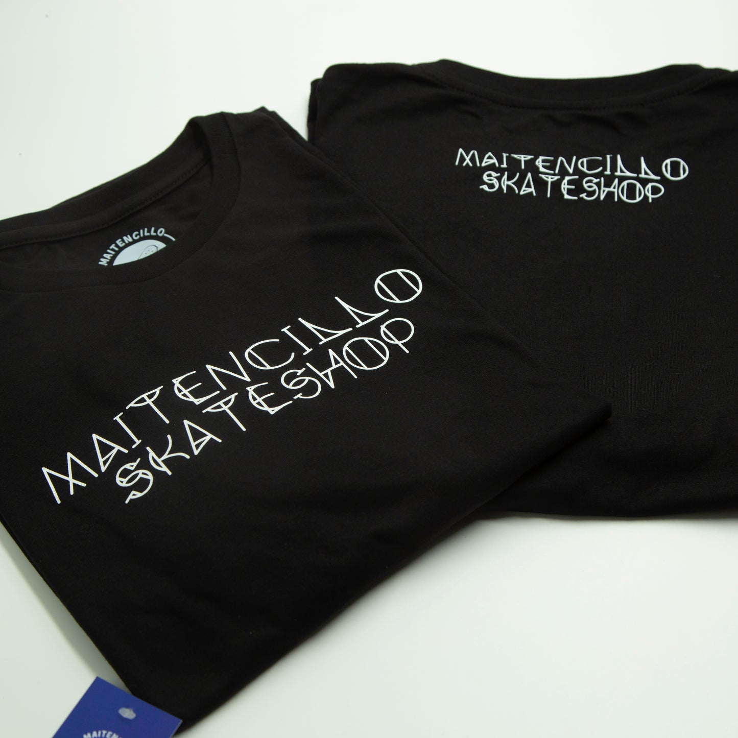 POLERA MAITENCILLO SKATESHOP DIY BLACK